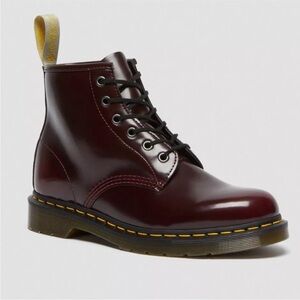 Dr. Martens Vegan Boots Burgundy women’s 10 men’s 8